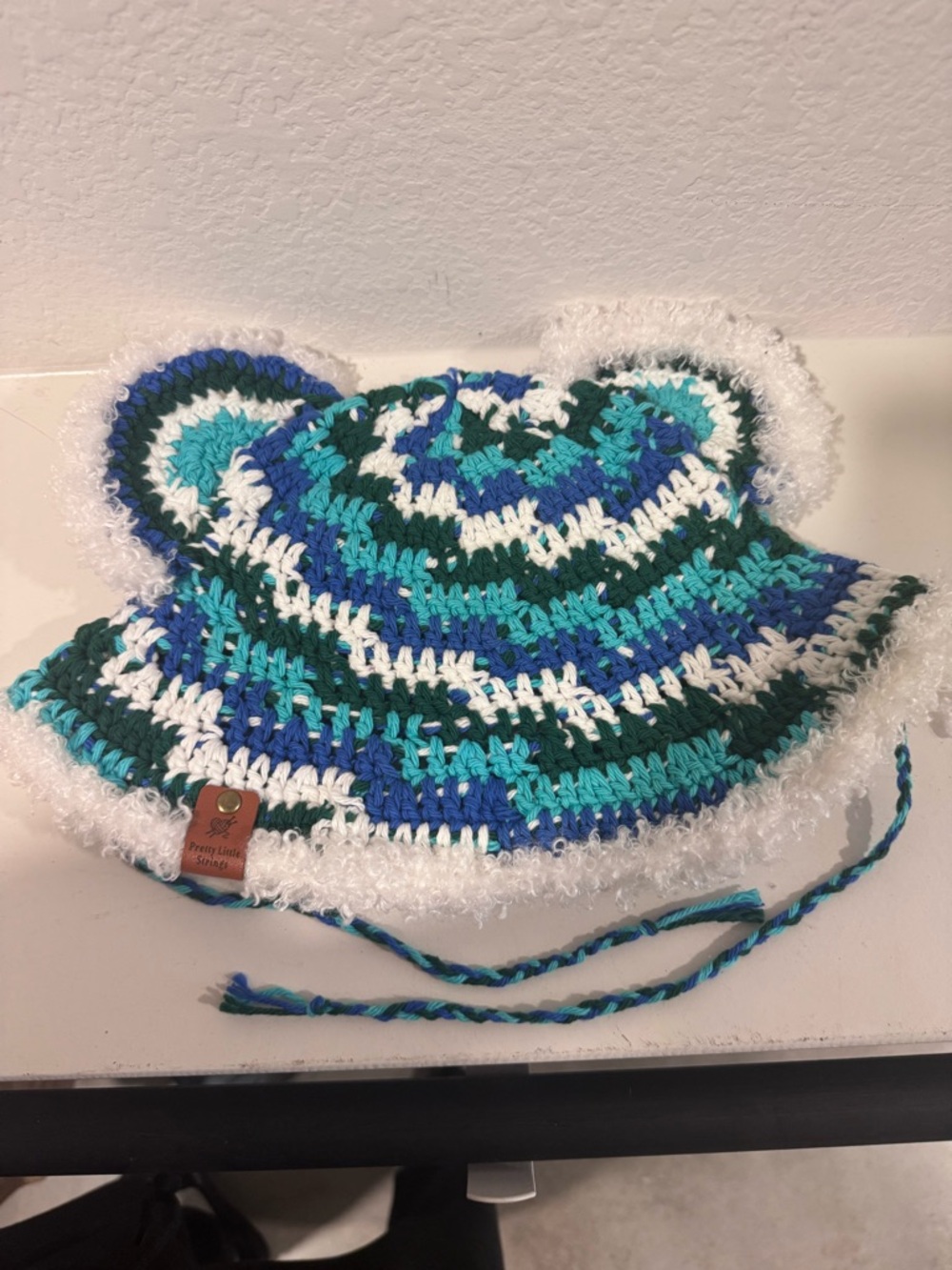 Handmade Crochet Bear-Ear Beanie